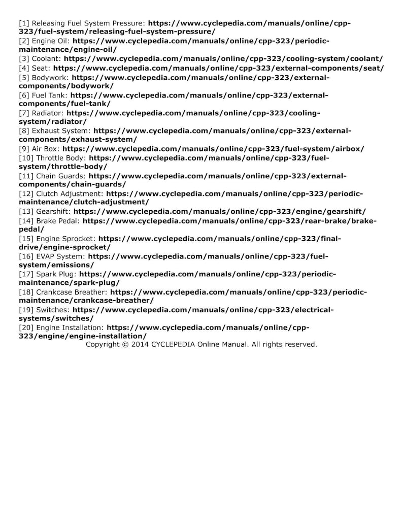 Honda CRF300L Rally Service Manual service manual preview page 10