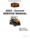 Argo Magnum XF 500 Service Manual PDF service repair manual cover