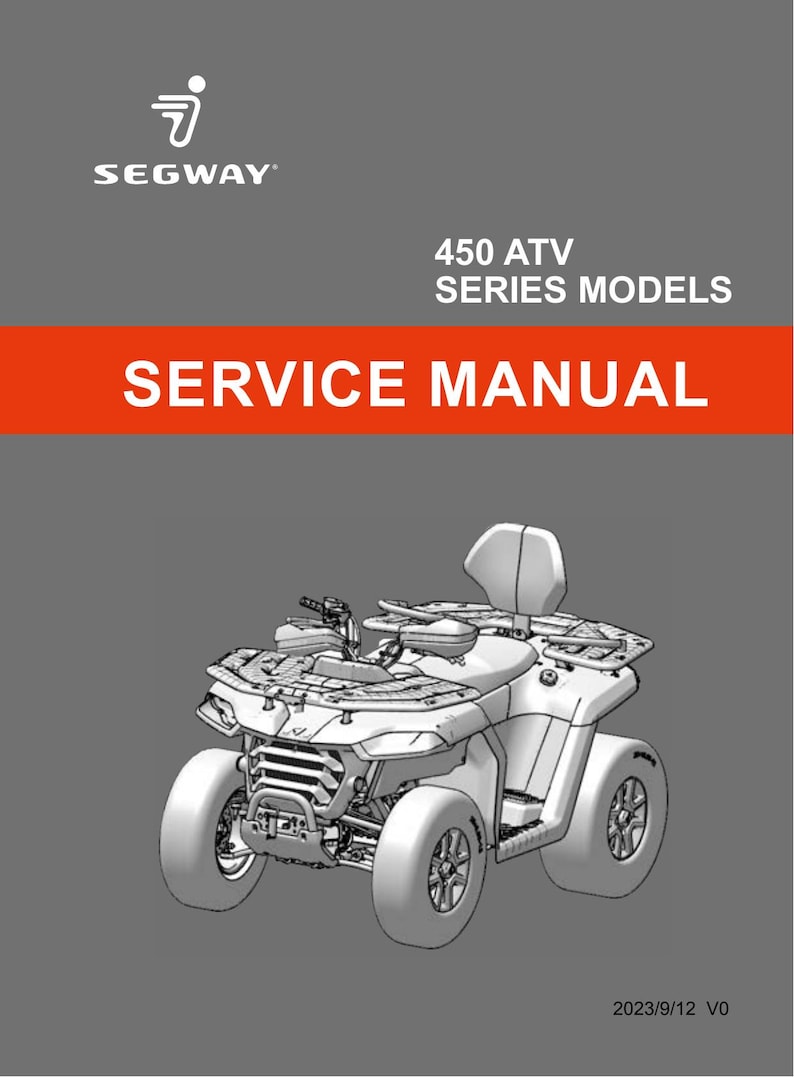 Segway AT5 450 ATV Service Manual service manual preview page 2