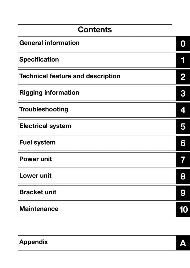 Yamaha F400A F450A XF400 xf450 Outboard Service Manual 2023-2026 service manual preview page 6