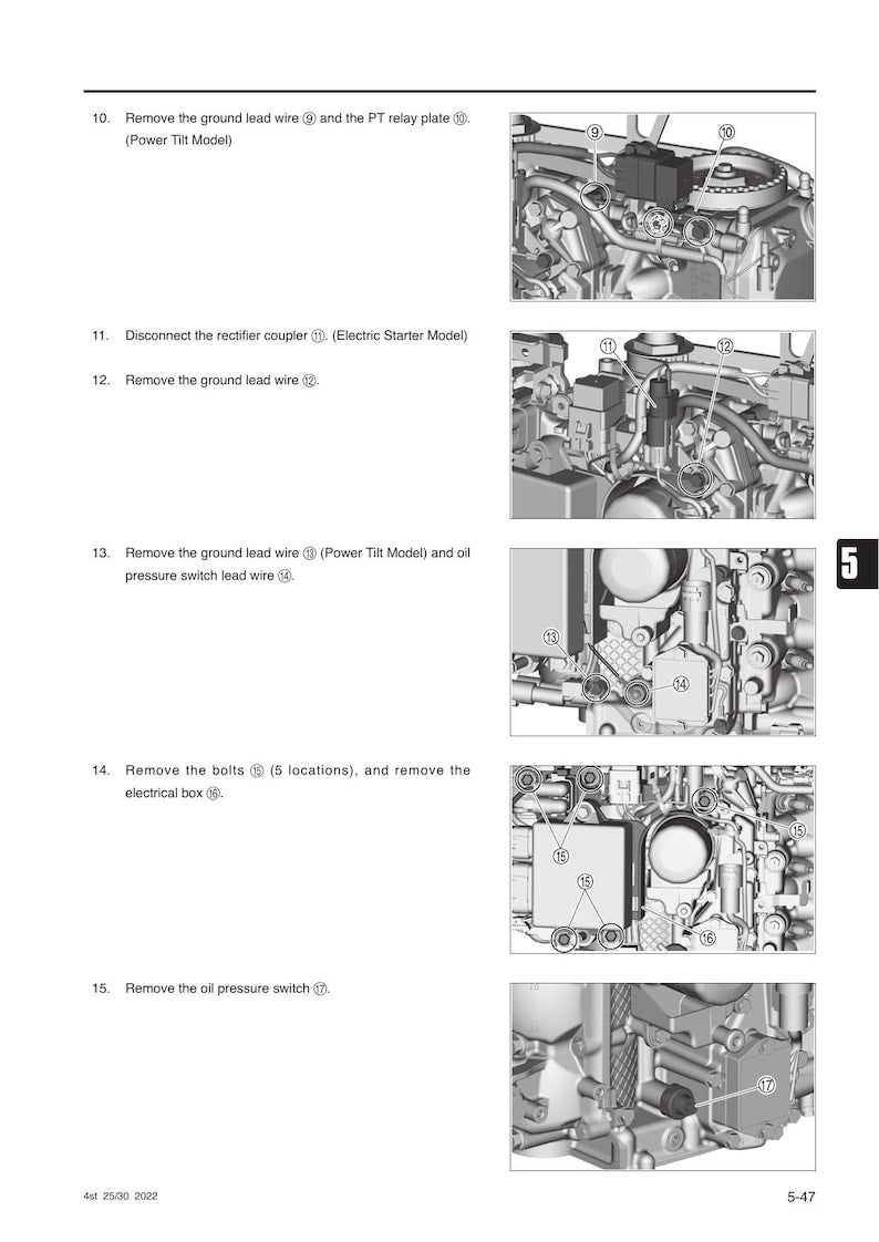 Tohatsu MFS25 MFS30 4 Stroke Service Manual service manual preview page 10