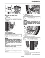 Yamaha WR450F Service Manual service manual preview page 3