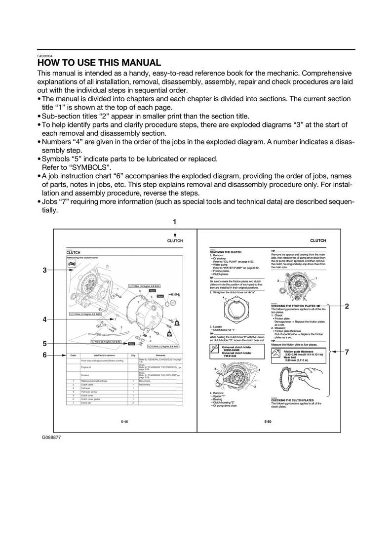 Yamaha Tenere 700 Service Manual service manual preview page 5