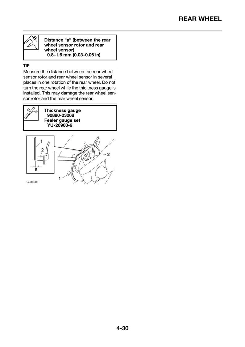 Yamaha Tenere 700 Service Manual service manual preview page 4