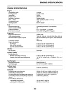 Yamaha YZ250FX Service Manual service manual preview page 8