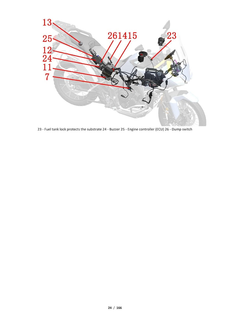 Zontes ZT703-F Service Manual 2024-2026 Adventure Motorcycle service manual preview page 3