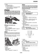 Yamaha YZ250FX Service Manual service manual preview page 3