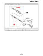Yamaha YZ250FX Service Manual service manual preview page 4