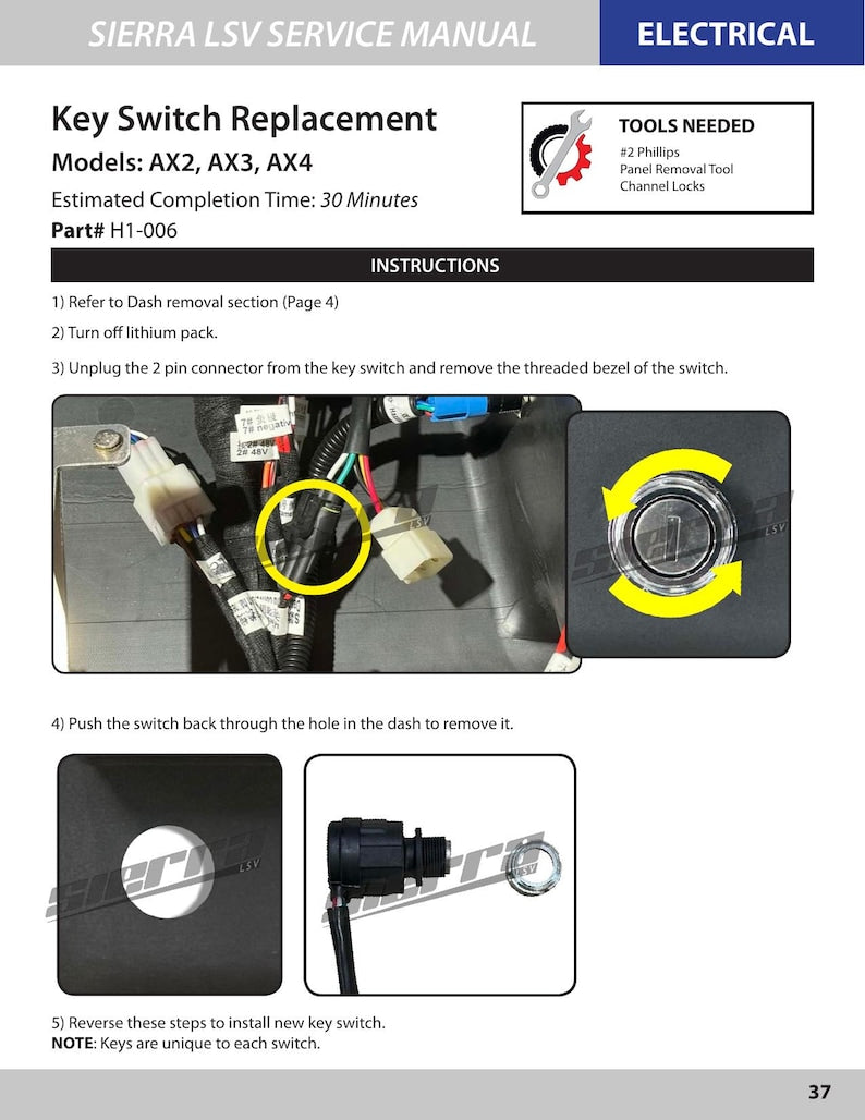 Sierra LSV AX1 AX2 ax3 ax4 Service Manual service manual preview page 10