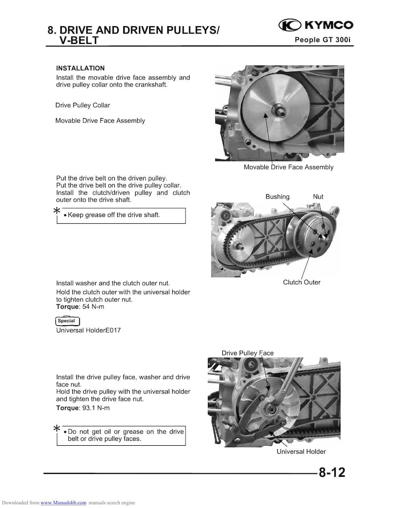Kymco People GT 300i Service Manual service manual preview page 9