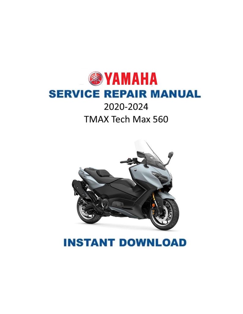 Yamaha TMAX Tech Max 560 Service Manual PDF service repair manual cover