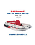 Kawasaki Jet Mate Service Manual PDF service repair manual cover