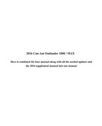 Can-Am Outlander 1000 MAX Service Manual 2016-2020 ATV service manual preview page 10