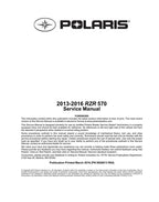 Polaris RZR 570 Service Manual service manual preview page 5