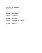 Polaris Ranger EV Service Manual service manual preview page 9