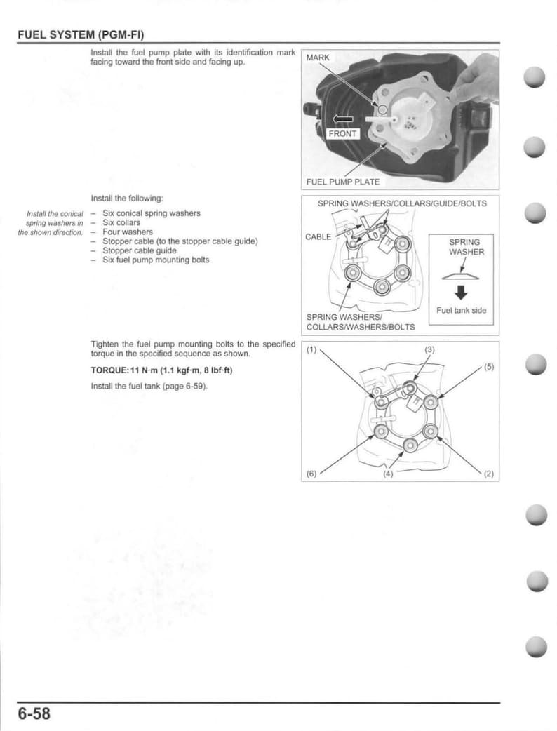 Honda CRF450R Service Manual service manual preview page 4