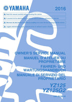 Yamaha YZ125 YZ125G2 Service Manual service manual preview page 2