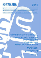 Yamaha YZ250F YZ250FG Service Manual service manual preview page 2