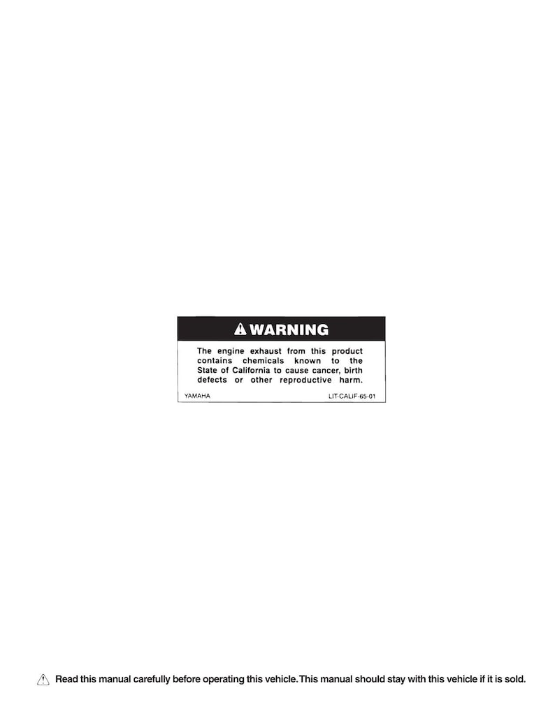 Yamaha YZ250FX Service Manual service manual preview page 10