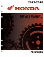 Honda CRF450R CRF450RX Service Manual service manual preview page 2