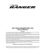 Polaris Ranger 500 570 Service Manual service manual preview page 2