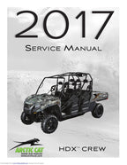 Arctic Cat HDX Crew Service Manual service manual preview page 2
