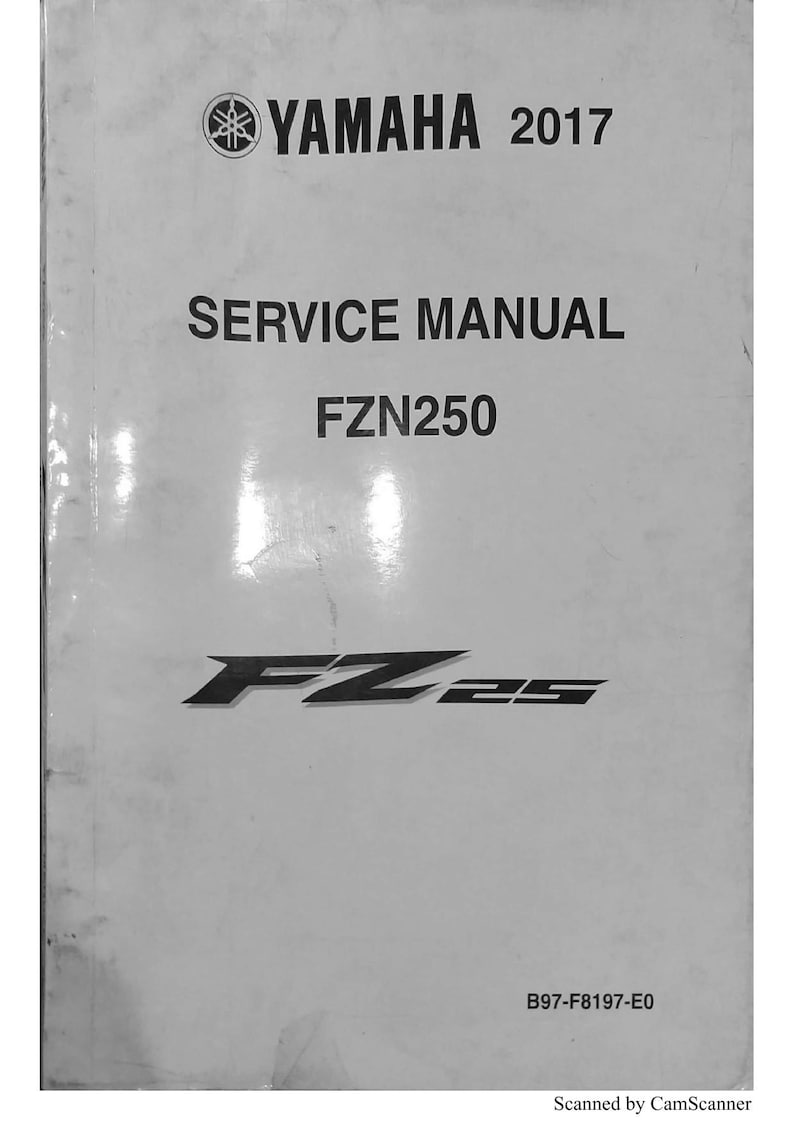Yamaha FZ25 FZN250 Service Manual service manual preview page 2