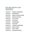 Polaris RZR 570 Service Manual 2017-2021 UTV Repair service manual preview page 9