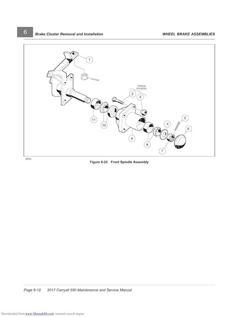 Club Car Carryall 550 Service Manual service manual preview page 4