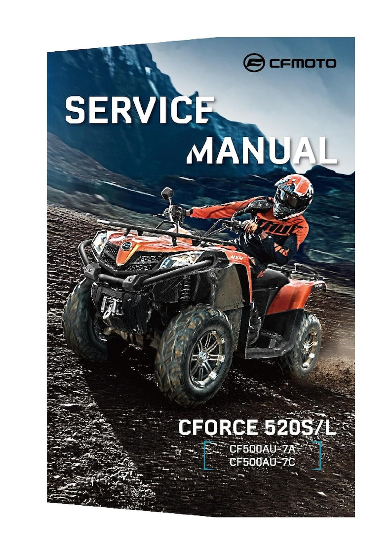 CFMOTO CForce 520 Service Manual 2018-2022 ATV CF500AU-7A 7C service manual preview page 2