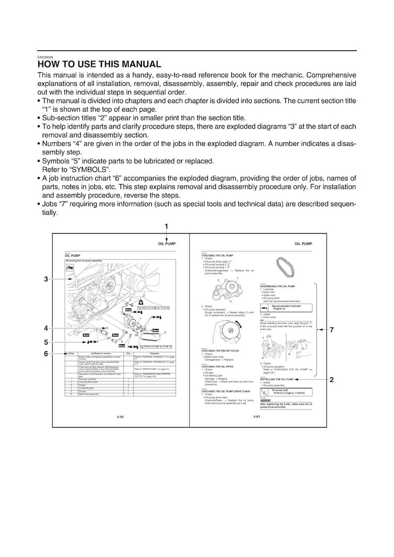 Yamaha TMAX XP530 Service Manual 2017-2021 Scooter service manual preview page 6