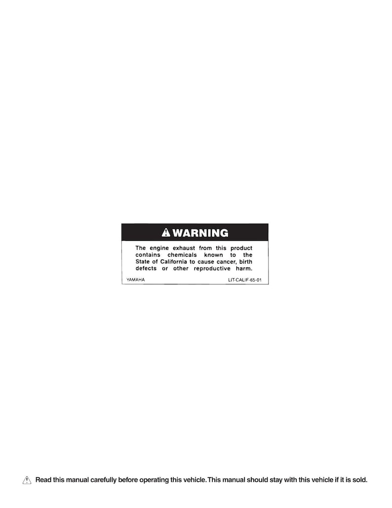 Yamaha YZ250FX Service Manual service manual preview page 10