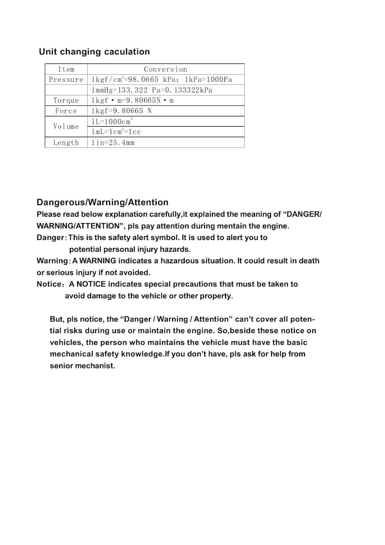 CFMOTO CForce 520 Service Manual 2018-2022 ATV CF500AU-7A 7C service manual preview page 7