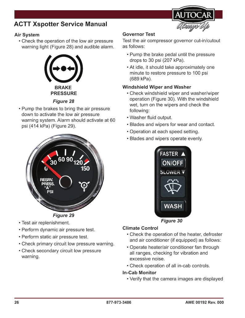 Autocar ACTT Xspotter Service Manual service manual preview page 5