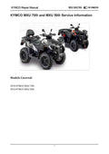 KYMCO MXU 700i 500i Service Manual 2018-2022 ATV service manual preview page 2