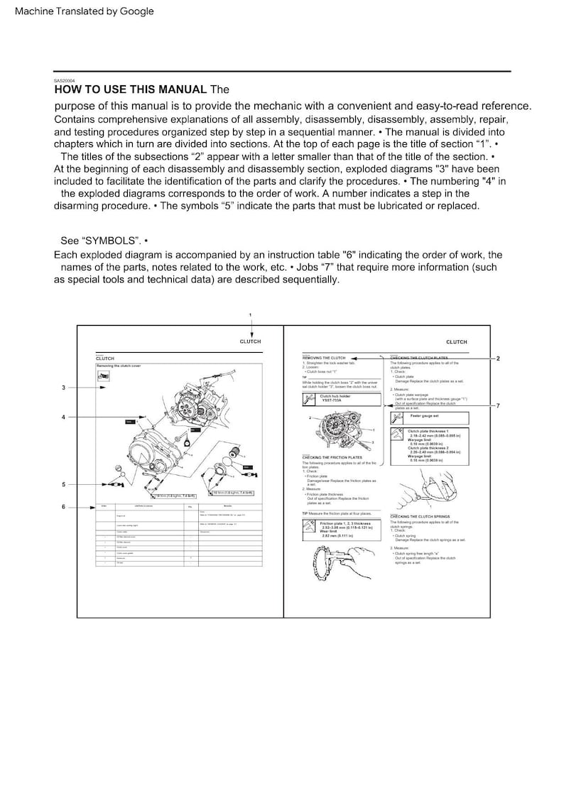 Yamaha YZF-R15 Service Manual service manual preview page 6