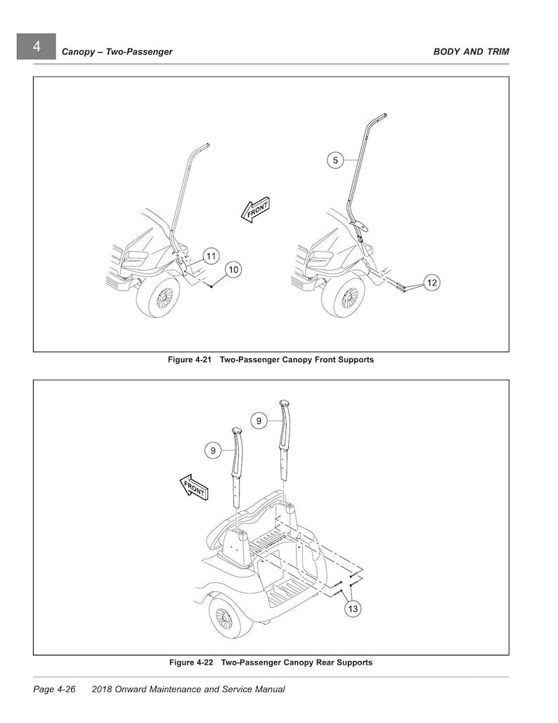 Club Car Onward Service Manual service manual preview page 3