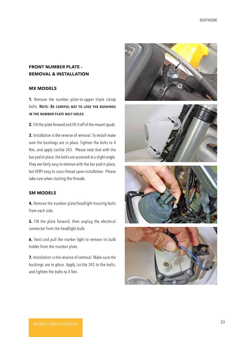 Alta Motors Redshift Service Manual service manual preview page 2