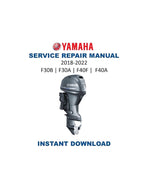 Yamaha F30 F40 Outboard Service Manual PDF service repair manual cover