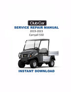 Club Car Carryall 550 Service Manual PDF service repair manual cover