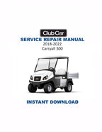 Club Car Carryall 300 Service Manual PDF service repair manual cover