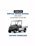 Club Car Carryall 500 700 Service Manual PDF service repair manual cover