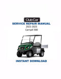 Club Car Carryall 300 Service Manual PDF service repair manual cover
