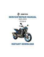 Zontes ZT250-R Service Manual PDF service repair manual cover