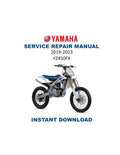 Yamaha YZ450FX Service Manual PDF service repair manual cover
