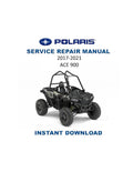 Polaris ACE 900 Service Manual PDF service repair manual cover