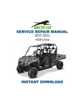 Arctic Cat HDX Crew Service Manual PDF service repair manual cover