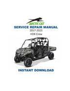 Arctic Cat HDX Crew Service Manual PDF service repair manual cover