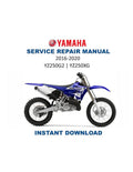Yamaha YZ250 Service Manual PDF service repair manual cover