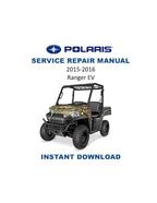Polaris Ranger EV Service Manual PDF service repair manual cover